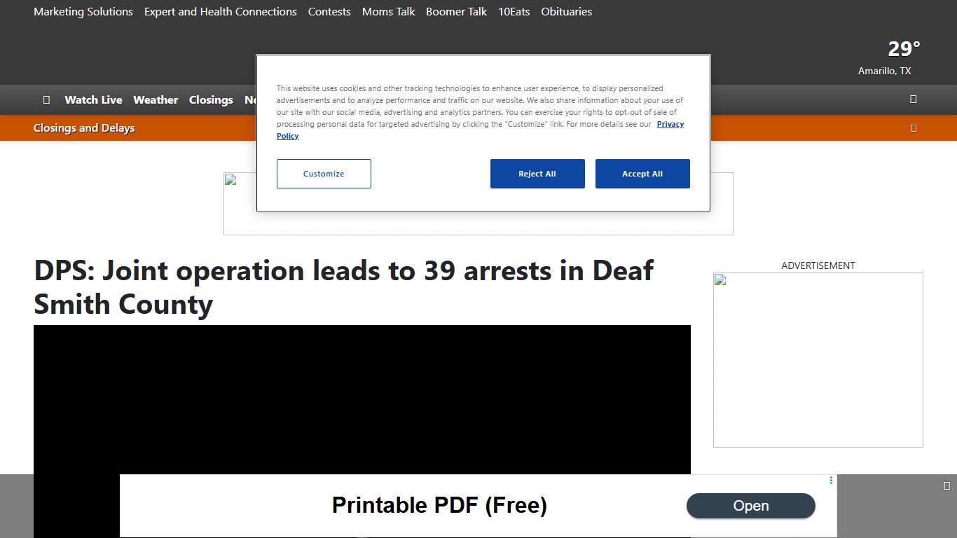 DPS: Joint operation leads to 39 arrests in Deaf Smith County